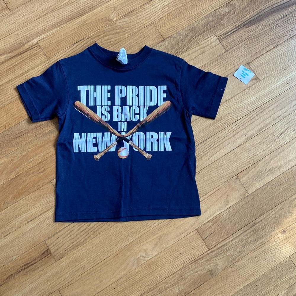 ➡️2/$10❗️⬅️ NWT pre school size  size baseball T-shirt ⚾️